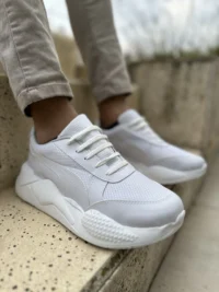 zapatilla hombre running blanca